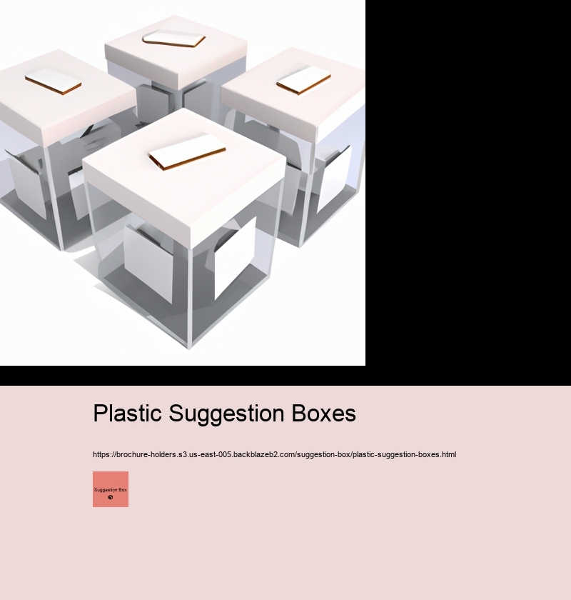 Plastic Suggestion Boxes